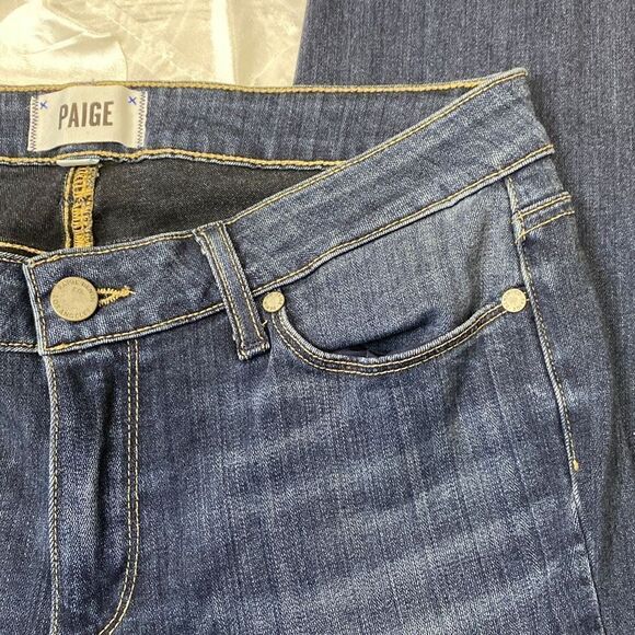 Paige Verdugo  Skinny Stretch Ankle Jeans Nottingham‎ Dark Wash Size 31 - Picture 4 of 15